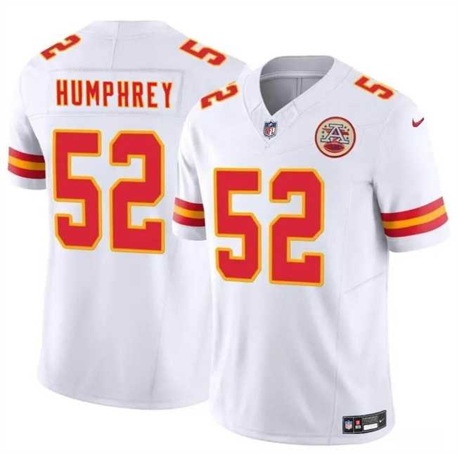 Men & Women & Youth Kansas City Chiefs #52 Creed Humphrey White 2024 F.U.S.E Vapor Untouchable Limited Stitched Football Jersey,We sell and wholesale Men & Women & Youth Kansas City Chiefs #52 Creed Humphrey White 2024 F.U.S.E Vapor Untouchable Limited Stitched Football Jersey on line form chian!